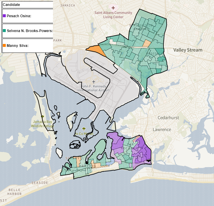 2021 City Council District 31 Special Election Unofficial Election Night Results Nyc 